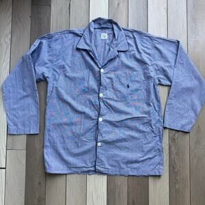 Polo ralph lauren blue plaid pajama